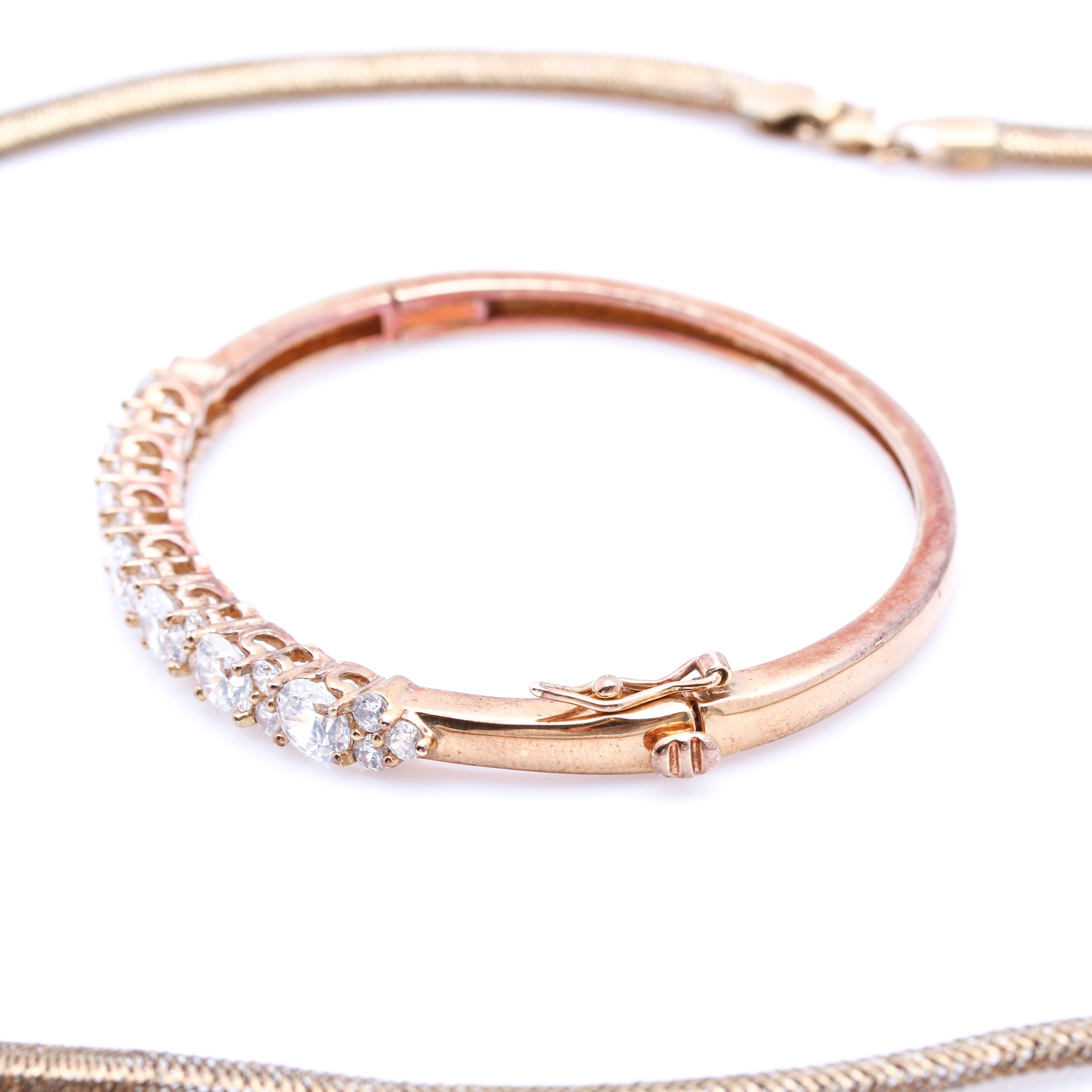 Sterling Silver Necklace and Bracelet