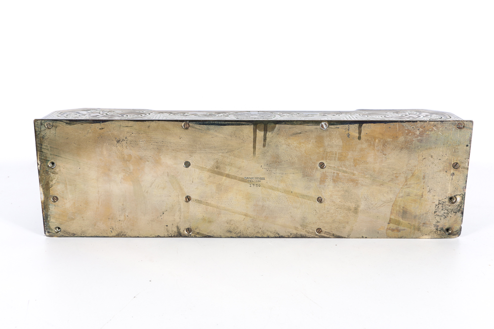 Circa 1910 Tiffany Studios "Chinese" Bronze Desk Set