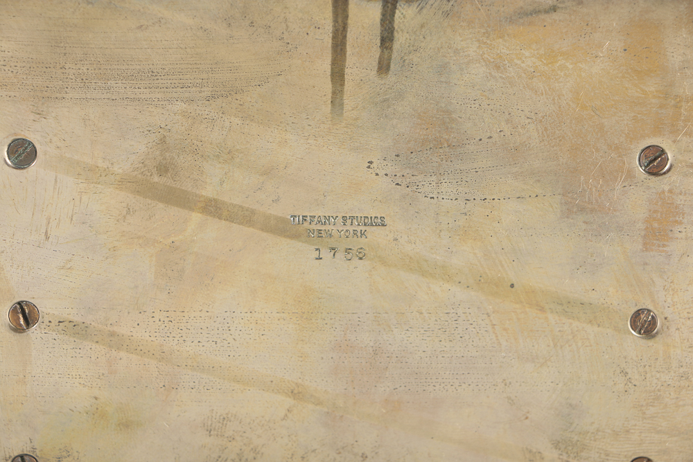 Circa 1910 Tiffany Studios "Chinese" Bronze Desk Set