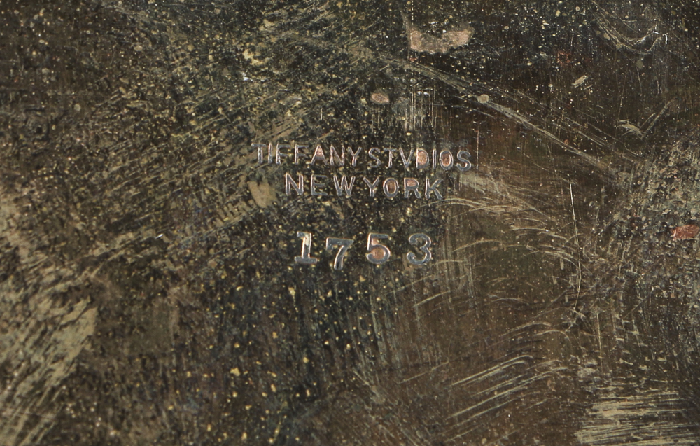 Circa 1910 Tiffany Studios "Chinese" Bronze Desk Set