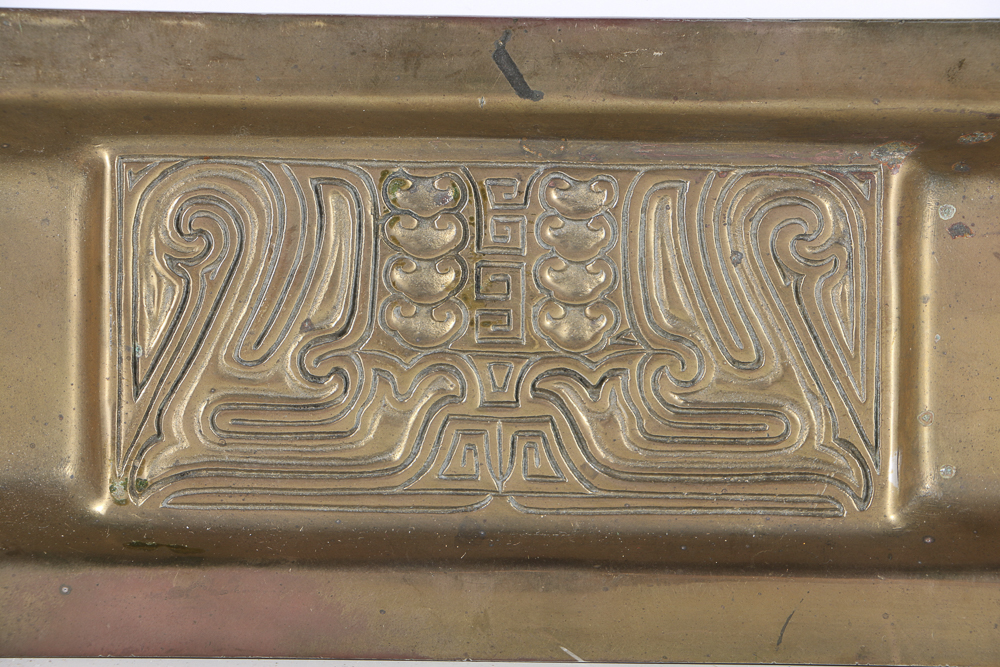 Circa 1910 Tiffany Studios "Chinese" Bronze Desk Set