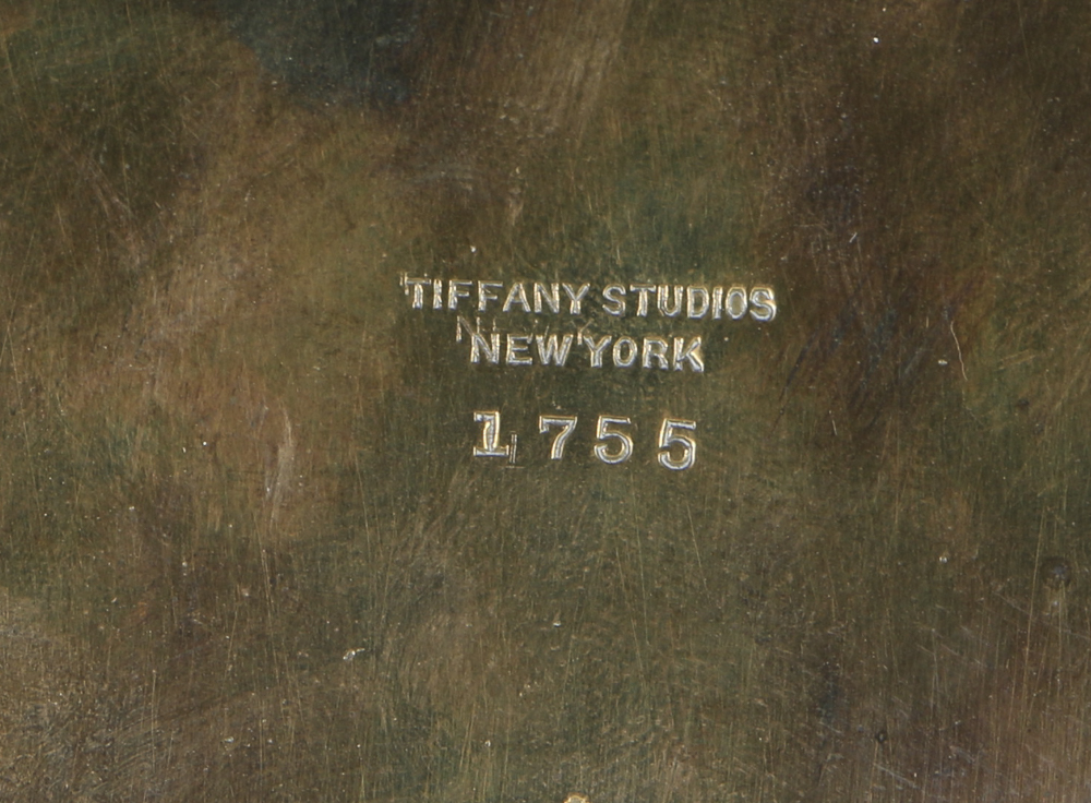 Circa 1910 Tiffany Studios "Chinese" Bronze Desk Set