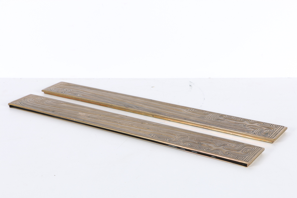 Circa 1910 Tiffany Studios "Chinese" Bronze Desk Set