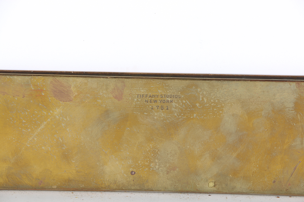 Circa 1910 Tiffany Studios "Chinese" Bronze Desk Set