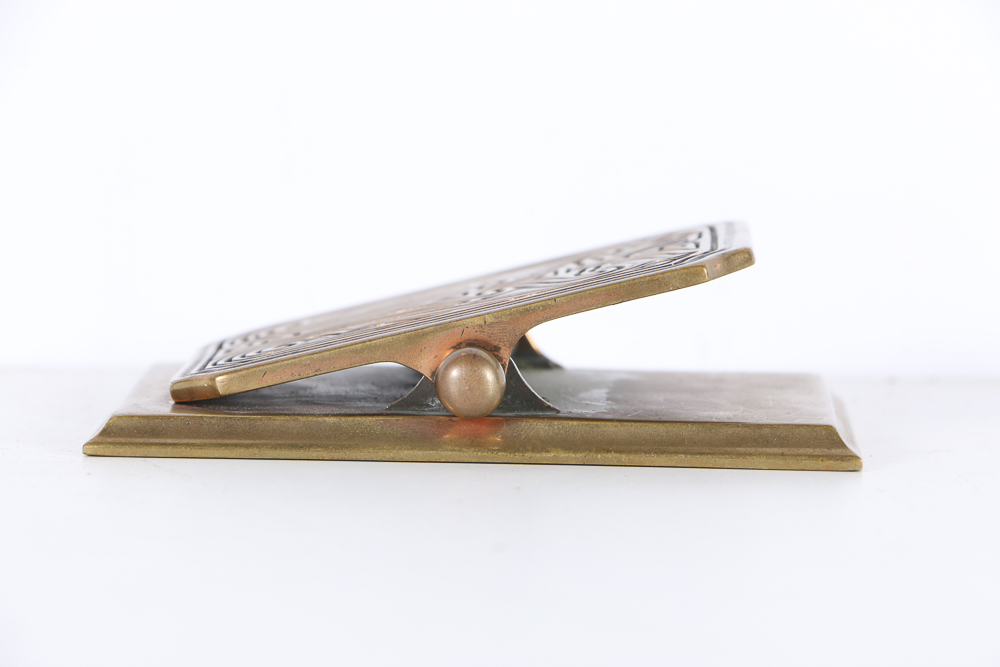 Circa 1910 Tiffany Studios "Chinese" Bronze Desk Set