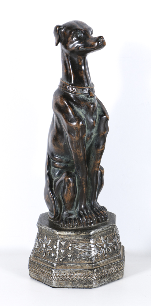 Pair of Sitting Dog Figurines