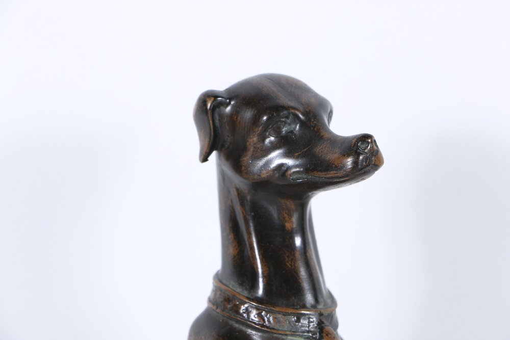 Pair of Sitting Dog Figurines