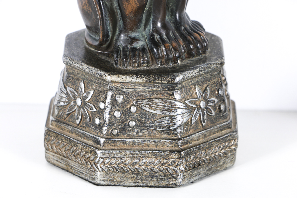 Pair of Sitting Dog Figurines