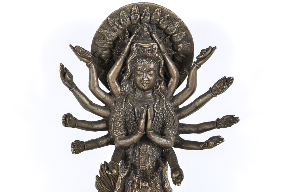 Brass Figure With a Dragon