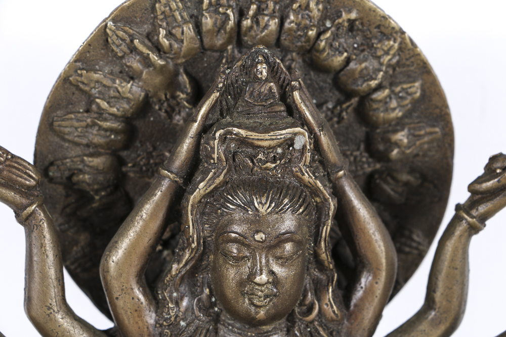 Brass Figure With a Dragon