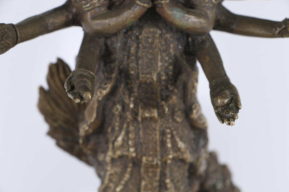 Brass Figure With a Dragon