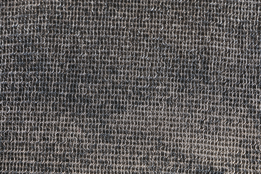 19th Century German Repoussé 800 Silver Mesh Handbag