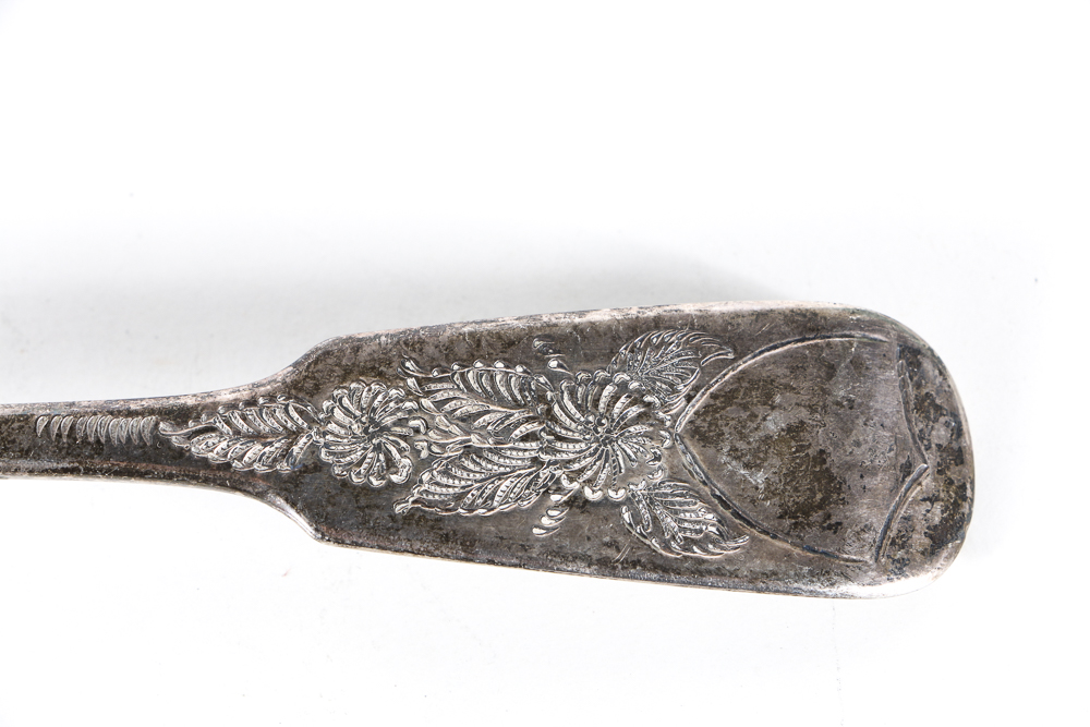 19th Century Sterling Silver Berry Spoons