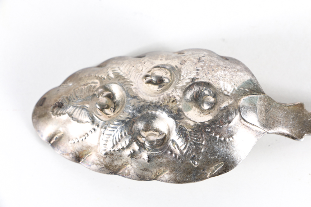 19th Century Sterling Silver Berry Spoons