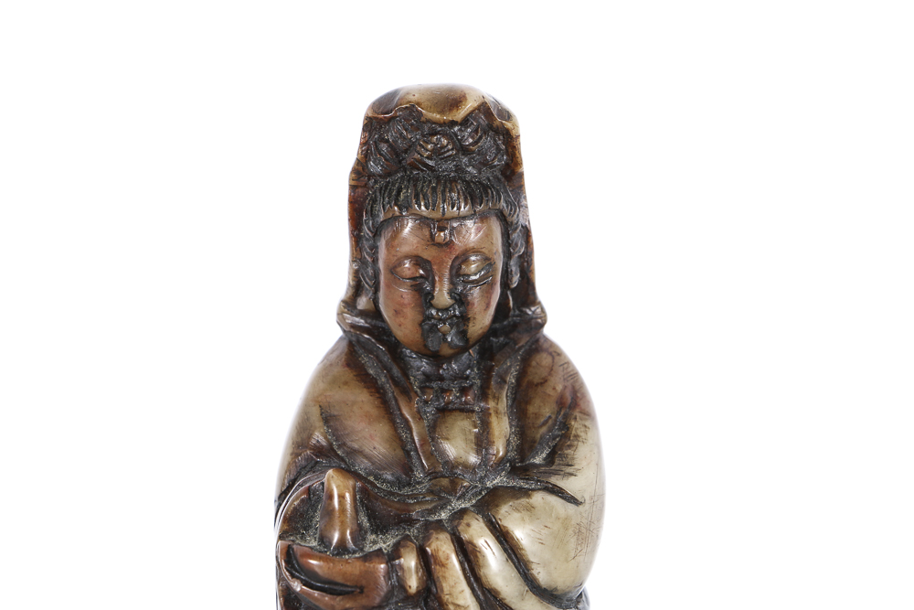 Chinese Soapstone Figural Sculpture
