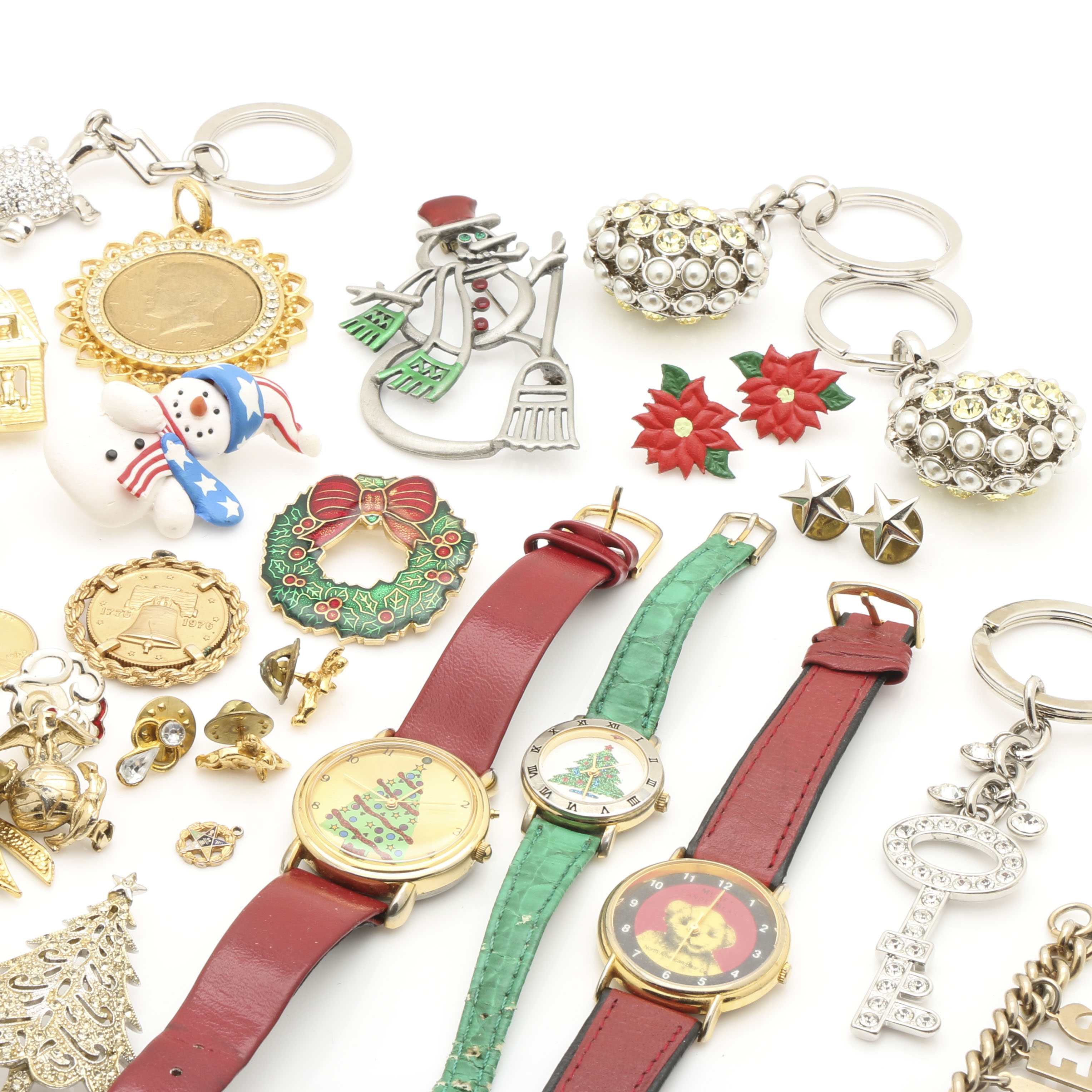 Holiday Themed Costume Jewelry