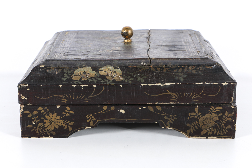 19th Century Chinese Wood Sectional Box