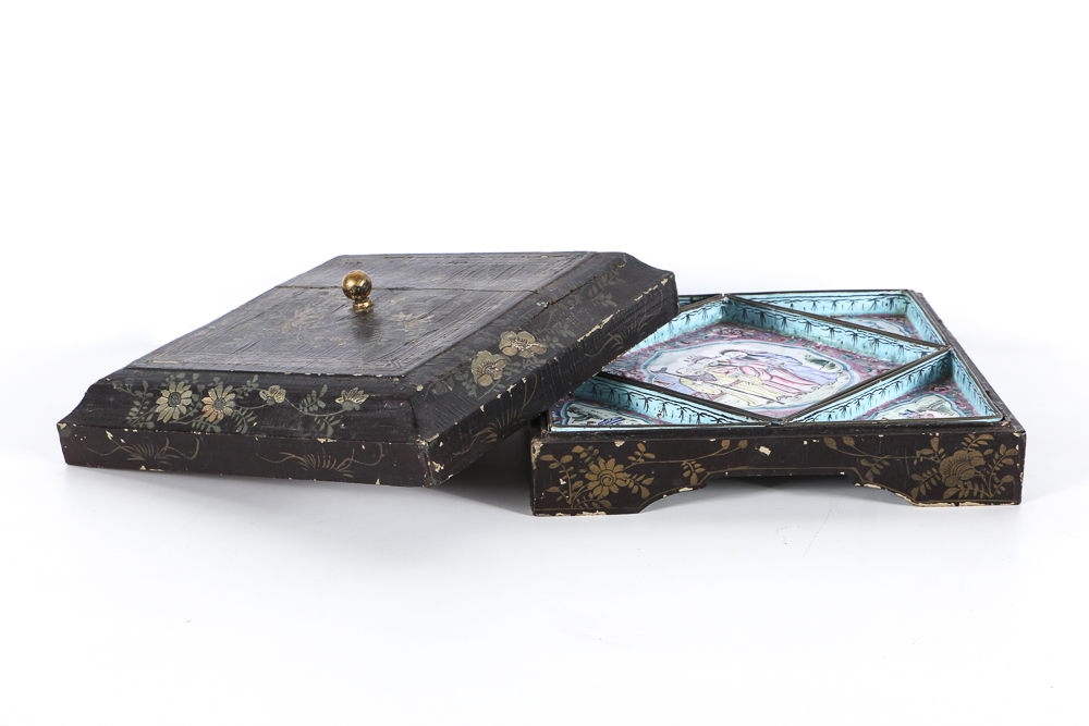 19th Century Chinese Wood Sectional Box