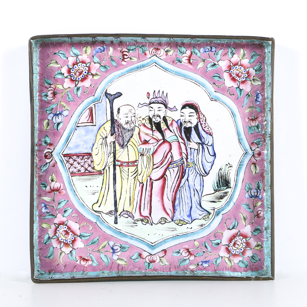 19th Century Chinese Wood Sectional Box