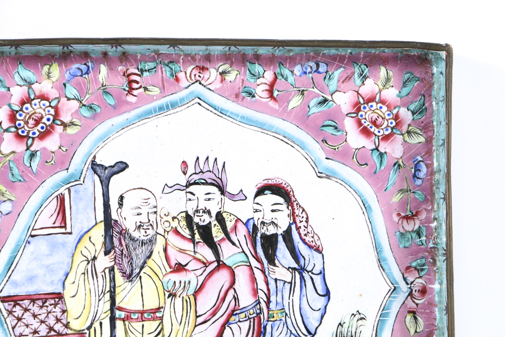 19th Century Chinese Wood Sectional Box