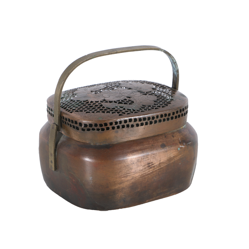 Antique Chinese Copper Cricket Cage