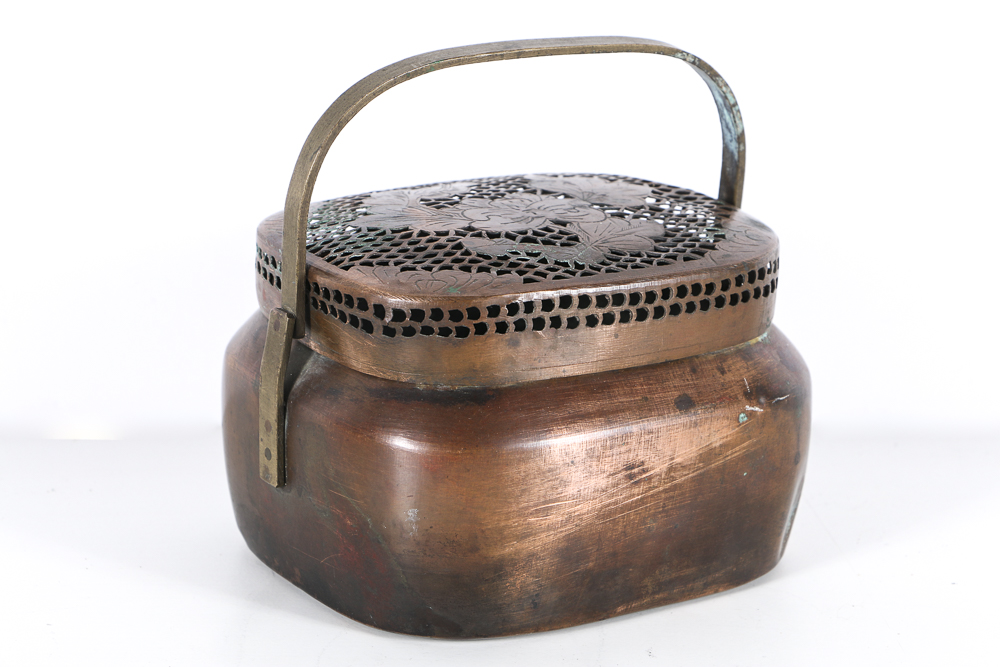 Antique Chinese Copper Cricket Cage