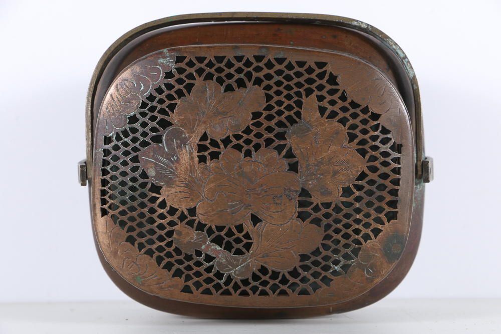 Antique Chinese Copper Cricket Cage