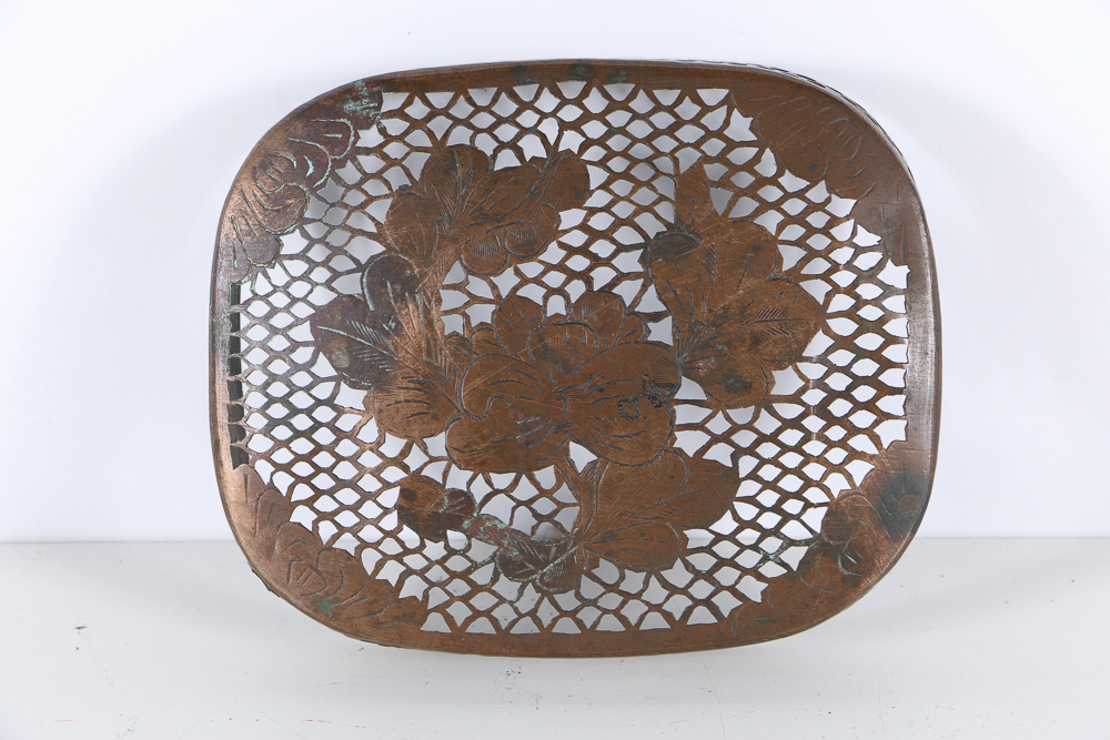 Antique Chinese Copper Cricket Cage