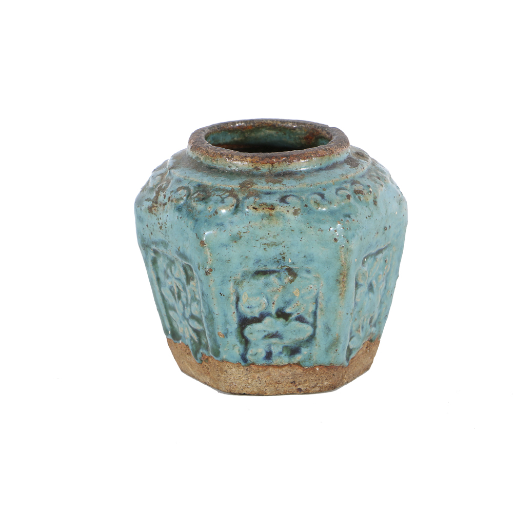 Antique Chinese Earthenware  Ginger Pot