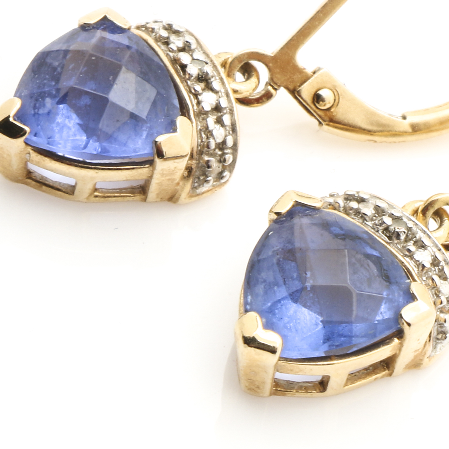 Gold Tone Sterling Silver Bracelet and Earrings Demi Parure