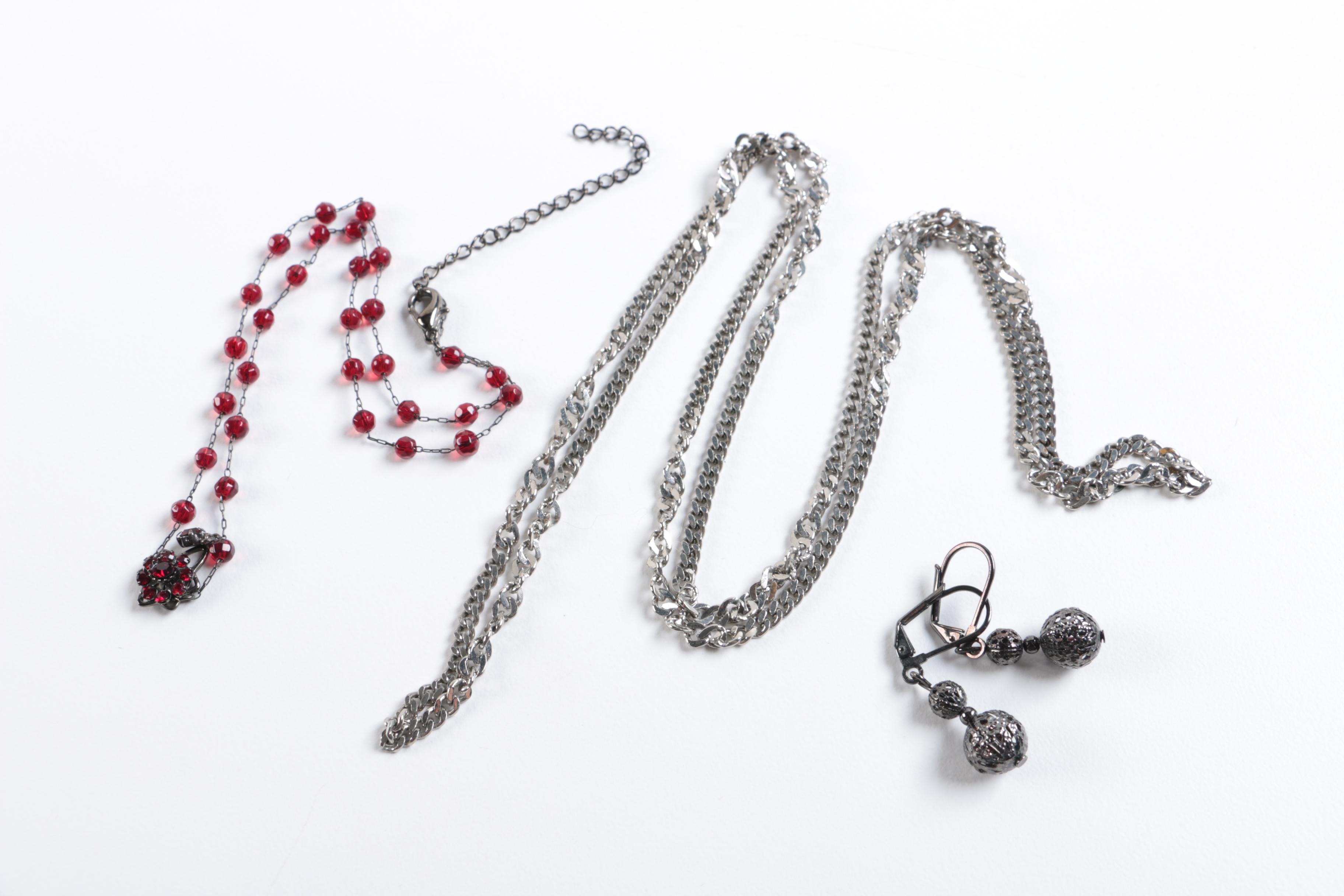 Costume Jewelry Including Hematite