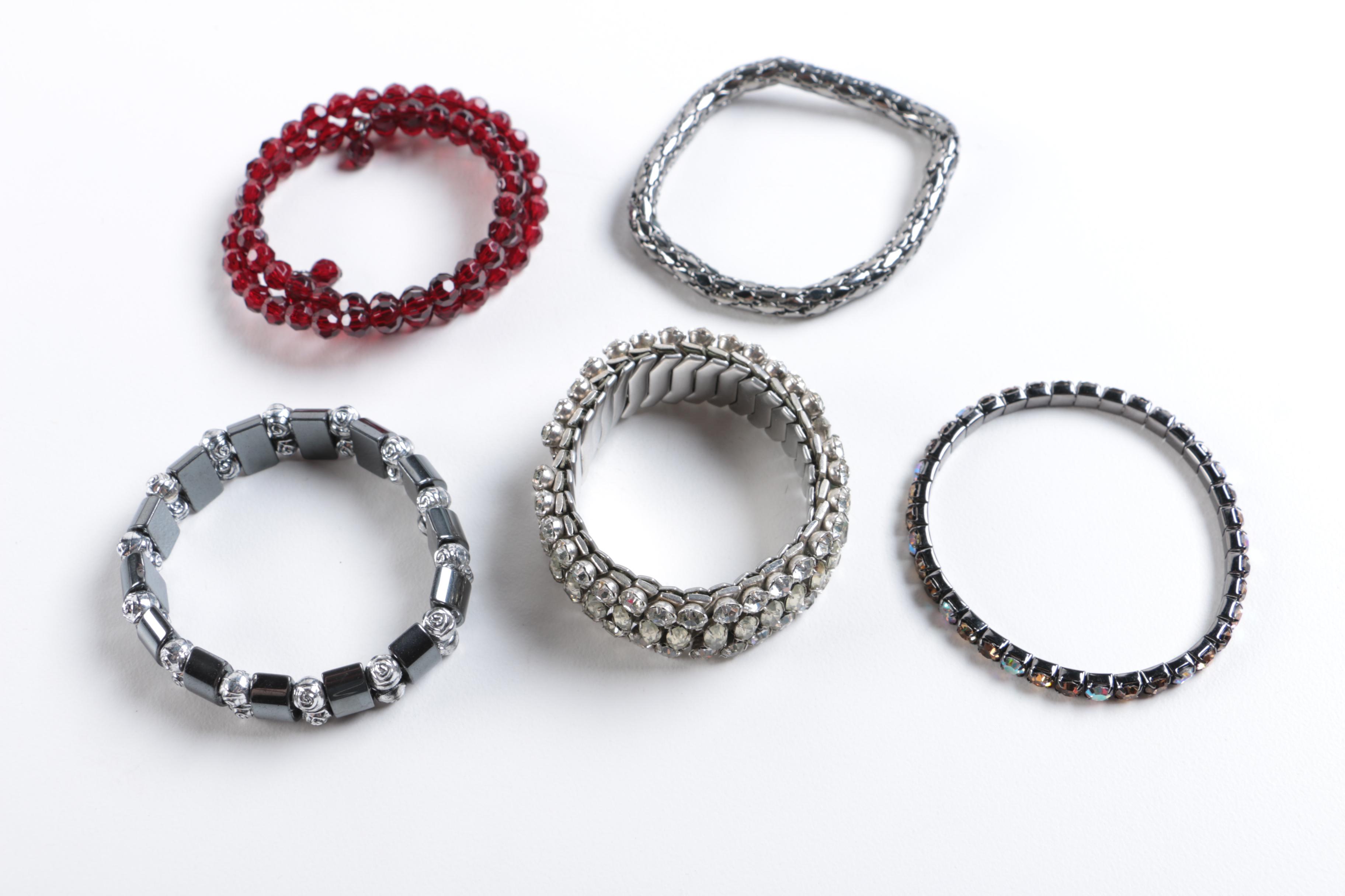 Costume Jewelry Including Hematite