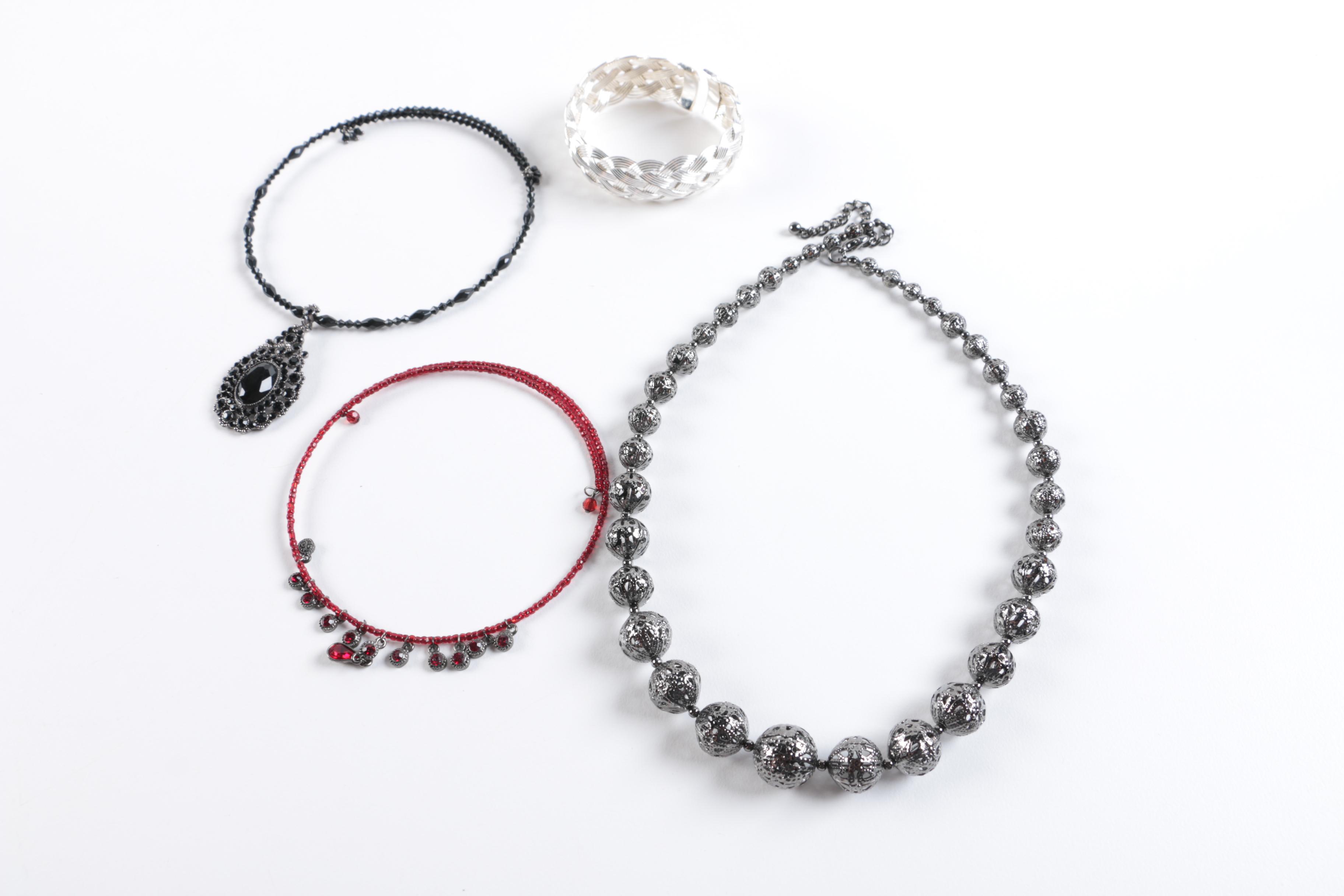 Costume Jewelry Including Hematite