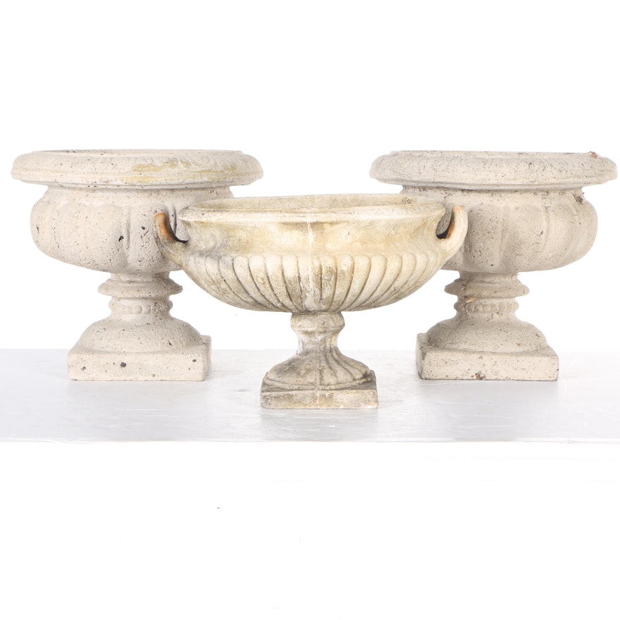 Selection of Concrete Planter Urns