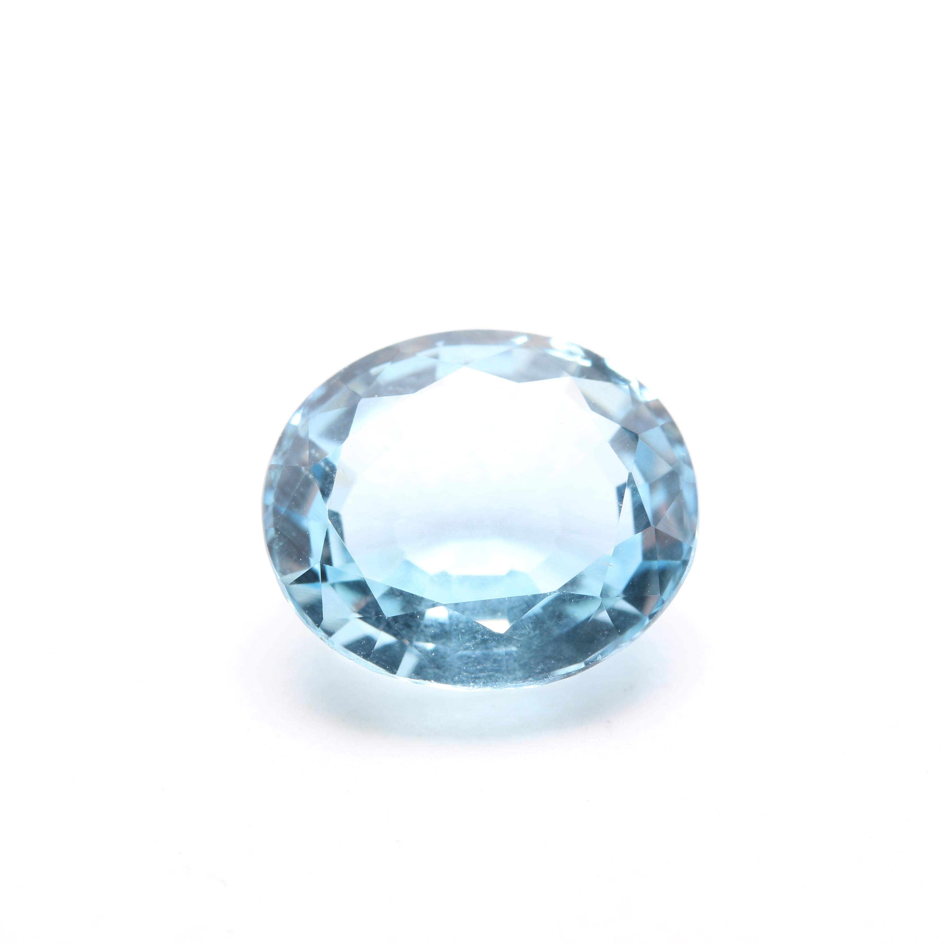 4.23 Carat Loose Aquamarine Gemstone