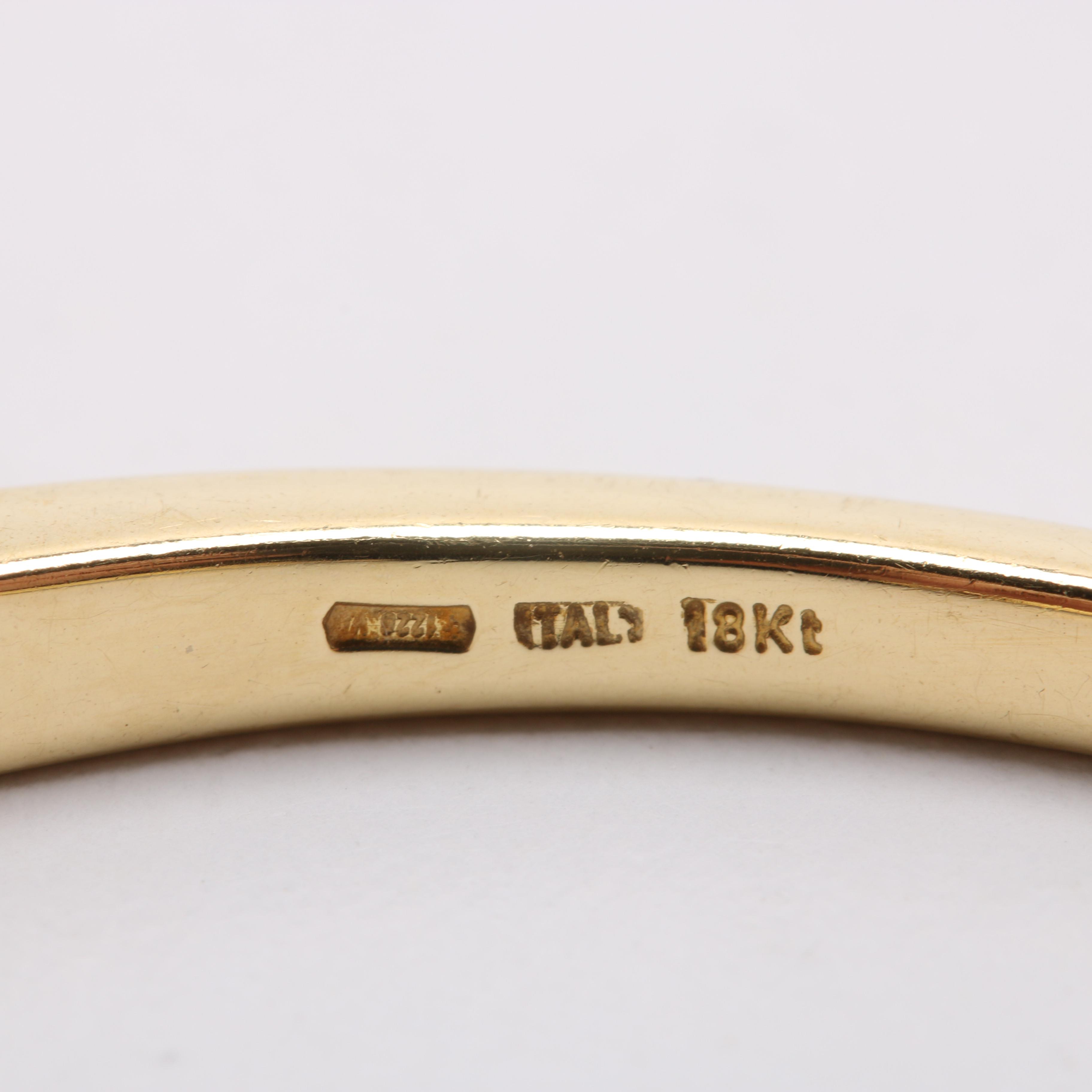 Roberto Coin 18K Yellow Gold Bracelet with Seven Diamonds