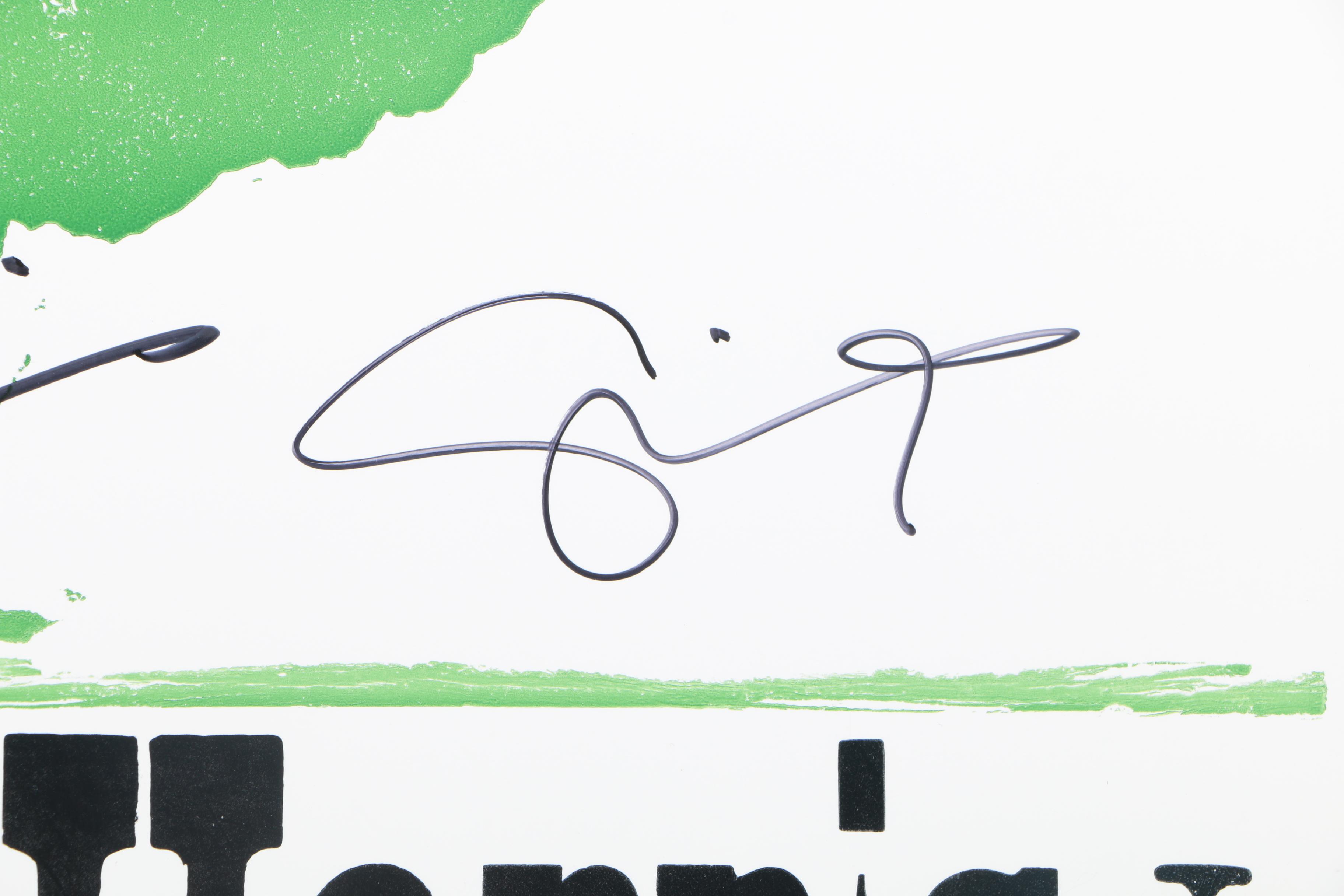 Autographed Concert Posters Including Rosanne Cash and Emmylou Harris