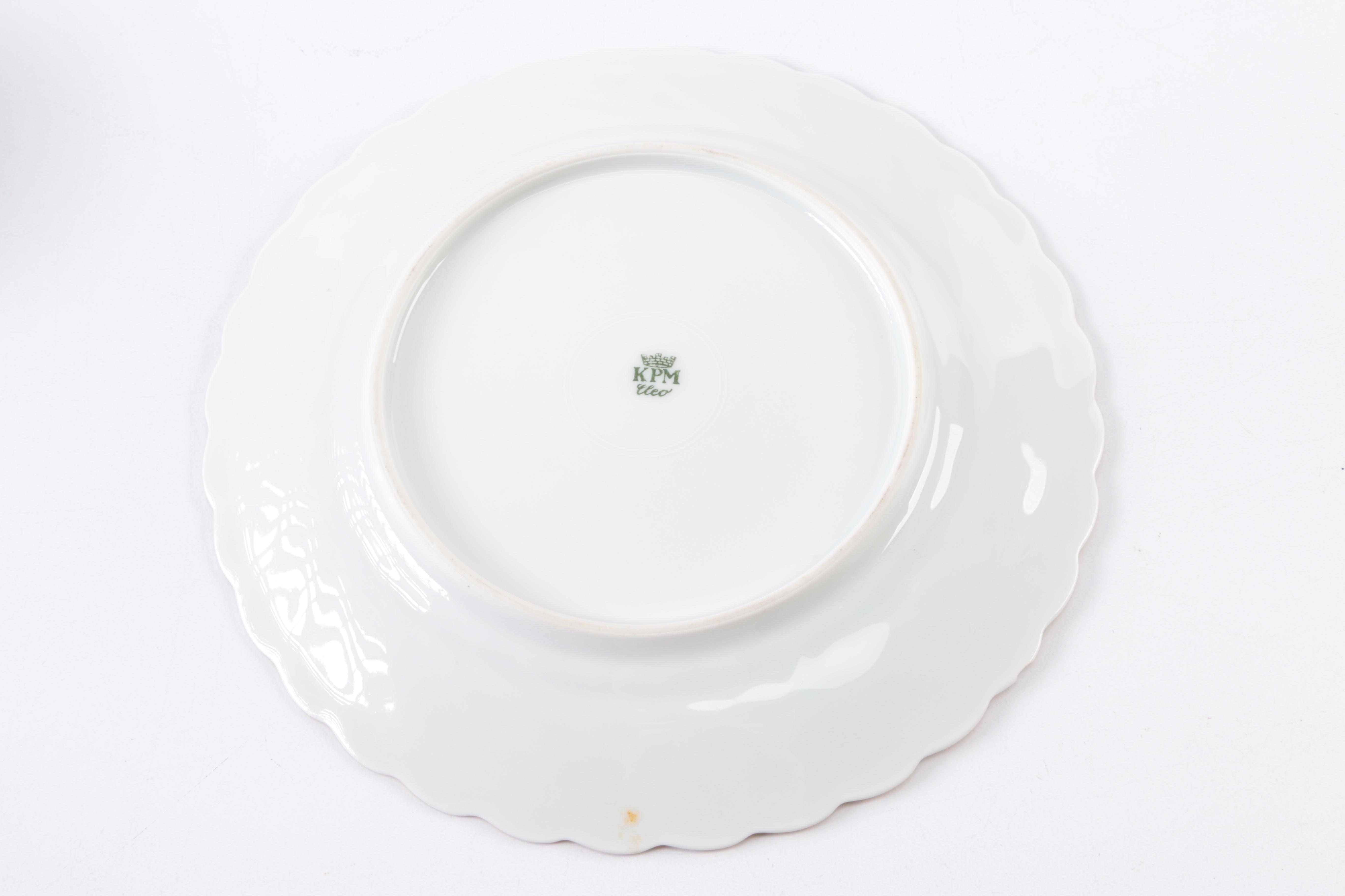 KPM (Krister Porcelain) "Cleo" Blue and White Floral Tea Set