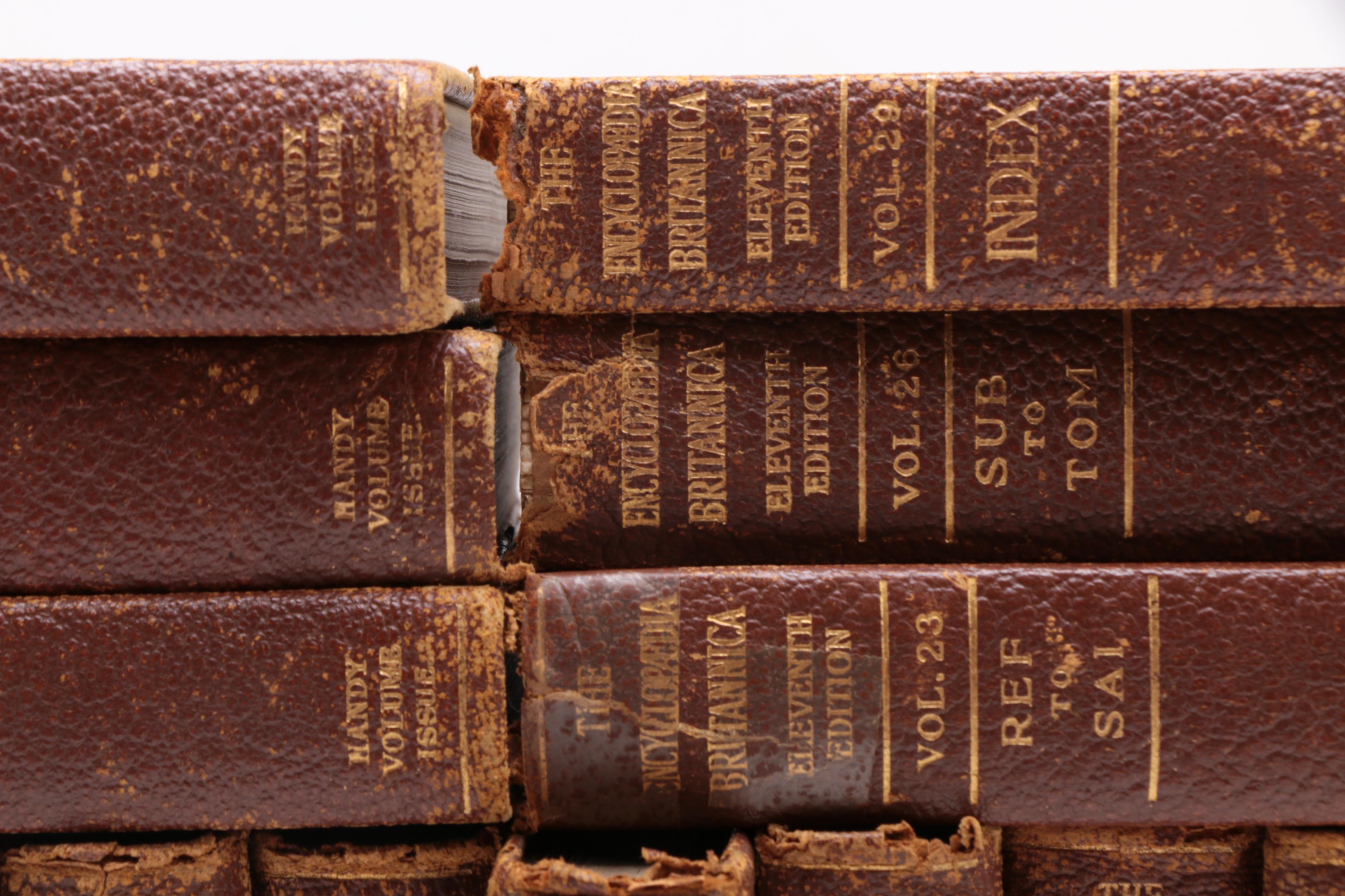 1911 "Encyclopædia Britannica" Complete in Twenty-Nine Volumes