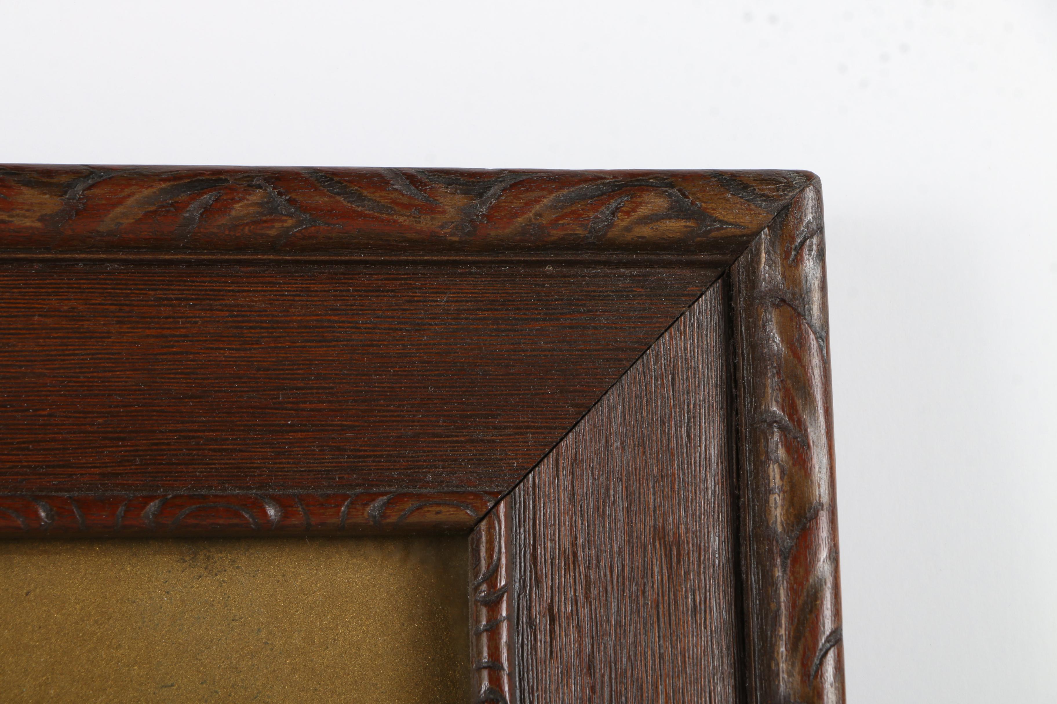 1915 Maritime Landscape Gouache Painting on Paper of Junk Ships at Twilight