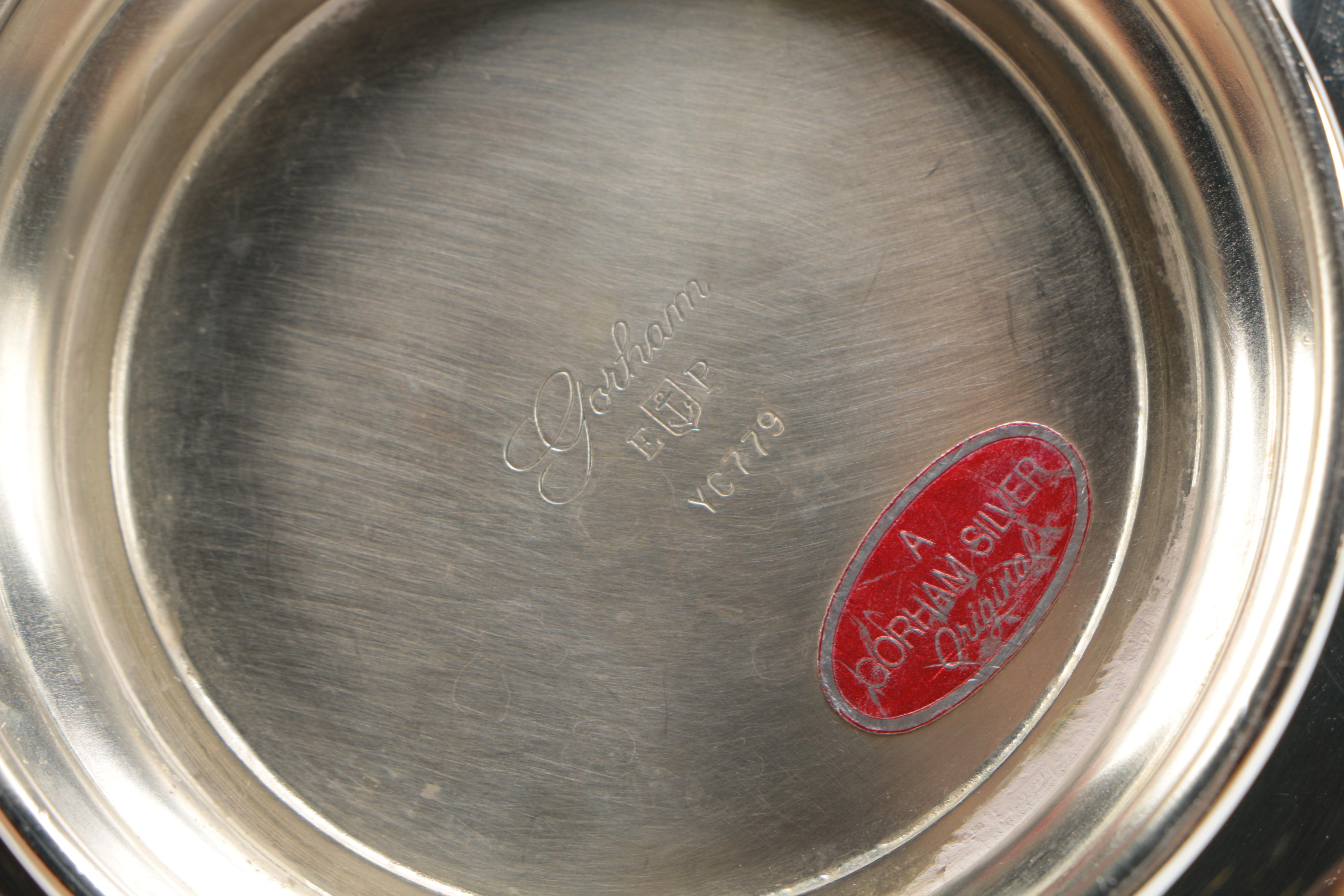 Gorham and International Silver Co. Silver Plate Reproduction Paul Revere Bowls