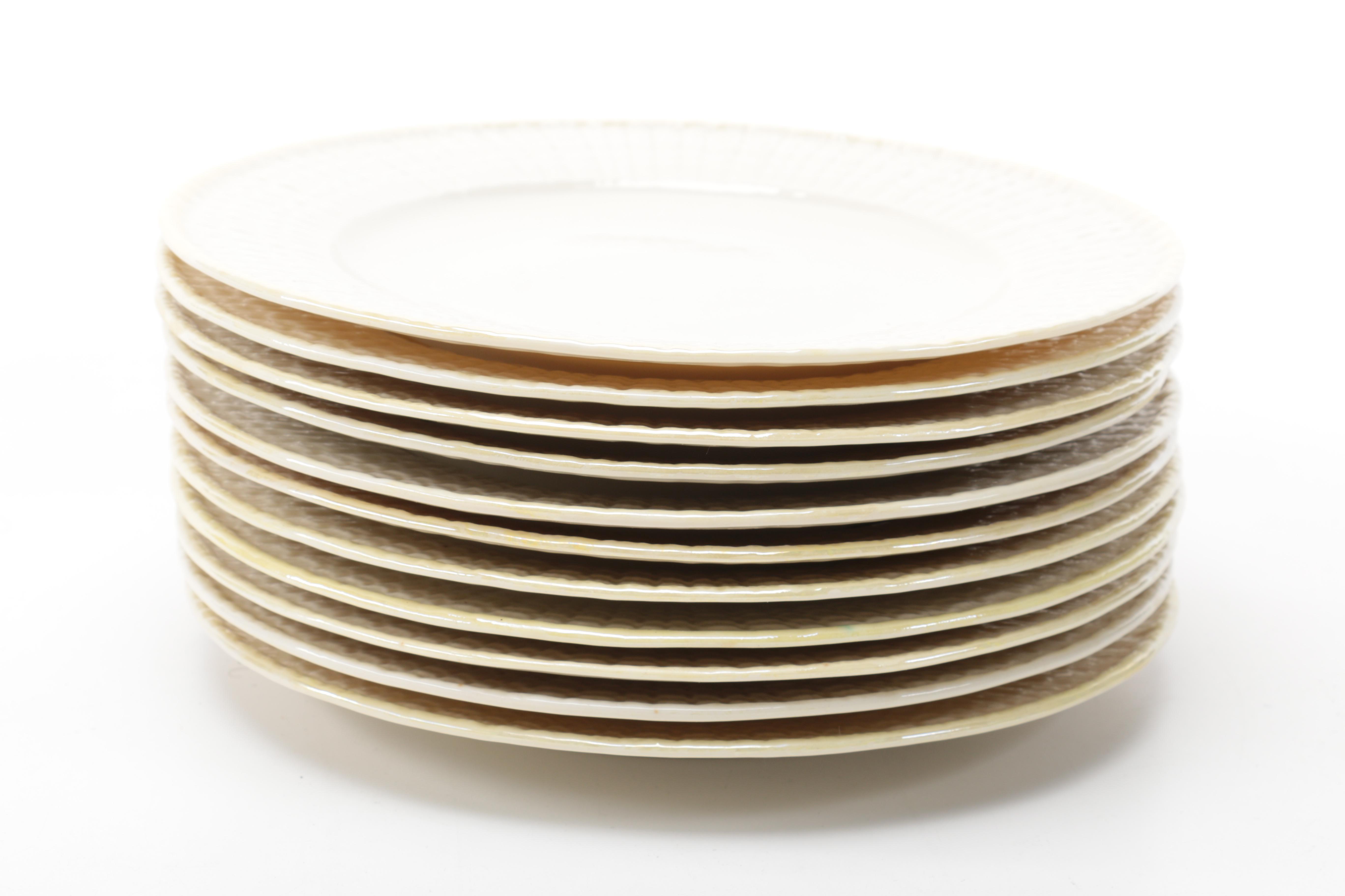 Irish Belleek Porcelain Shamrock Tableware