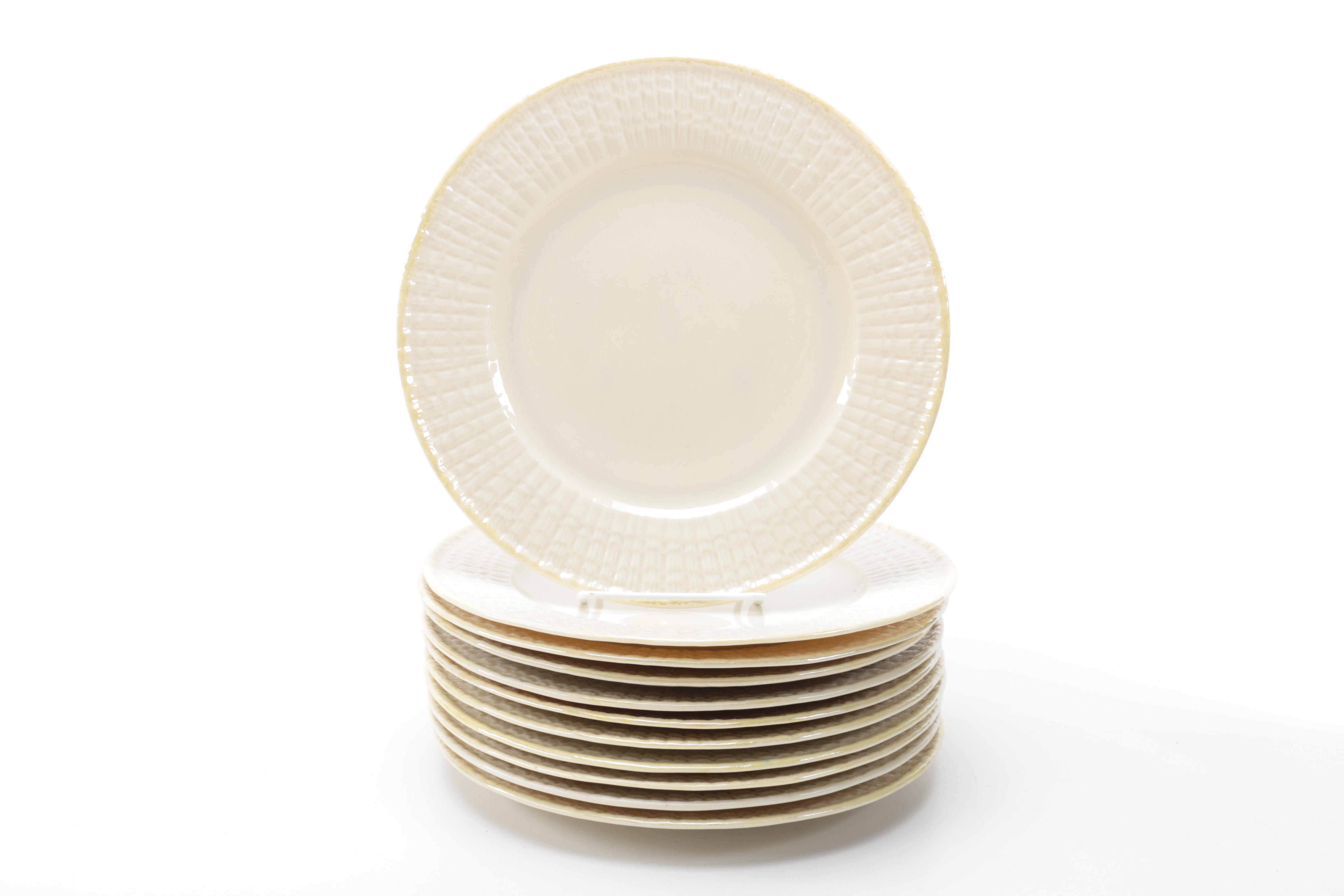 Irish Belleek Porcelain Shamrock Tableware