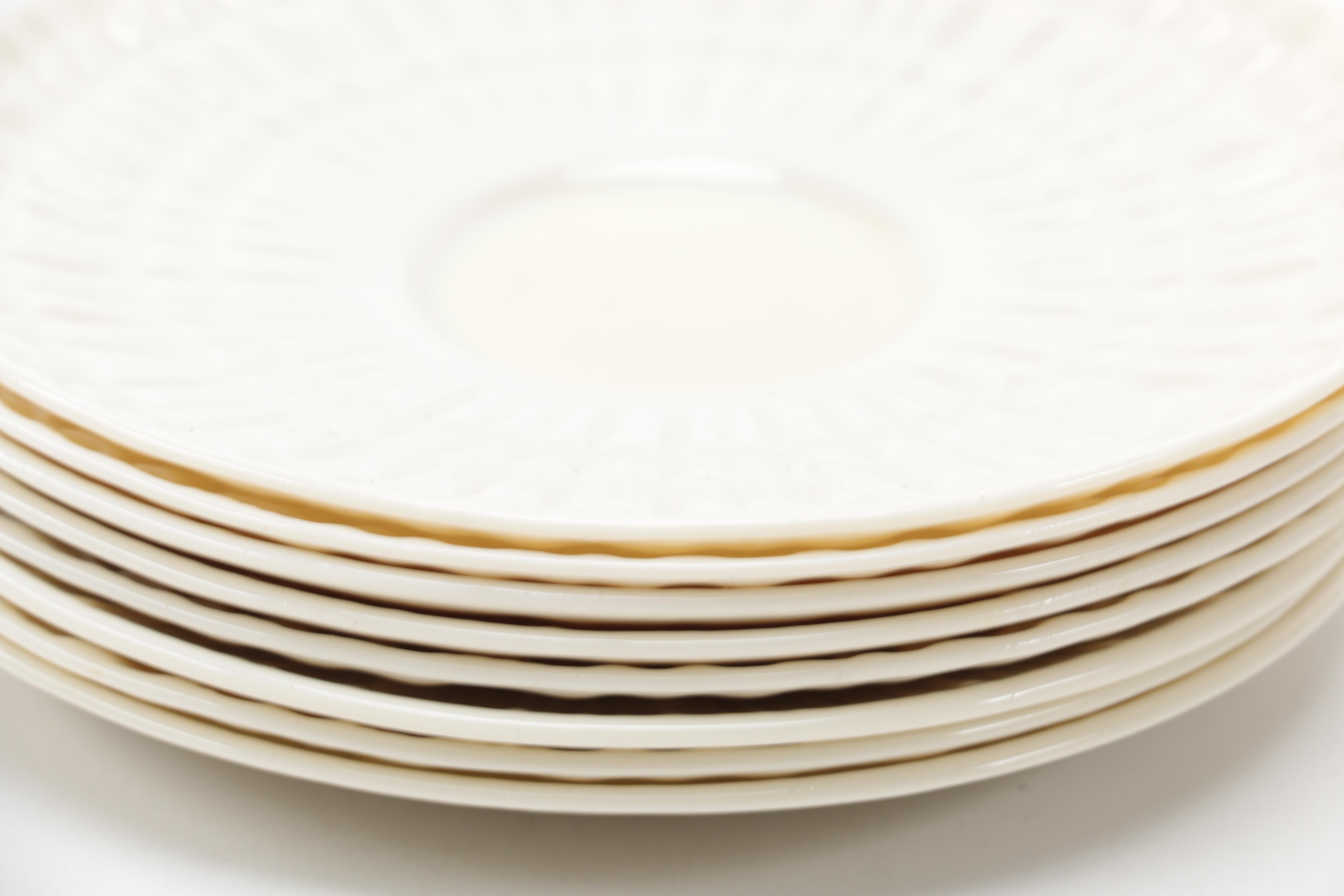 Irish Belleek Porcelain Shamrock Tableware