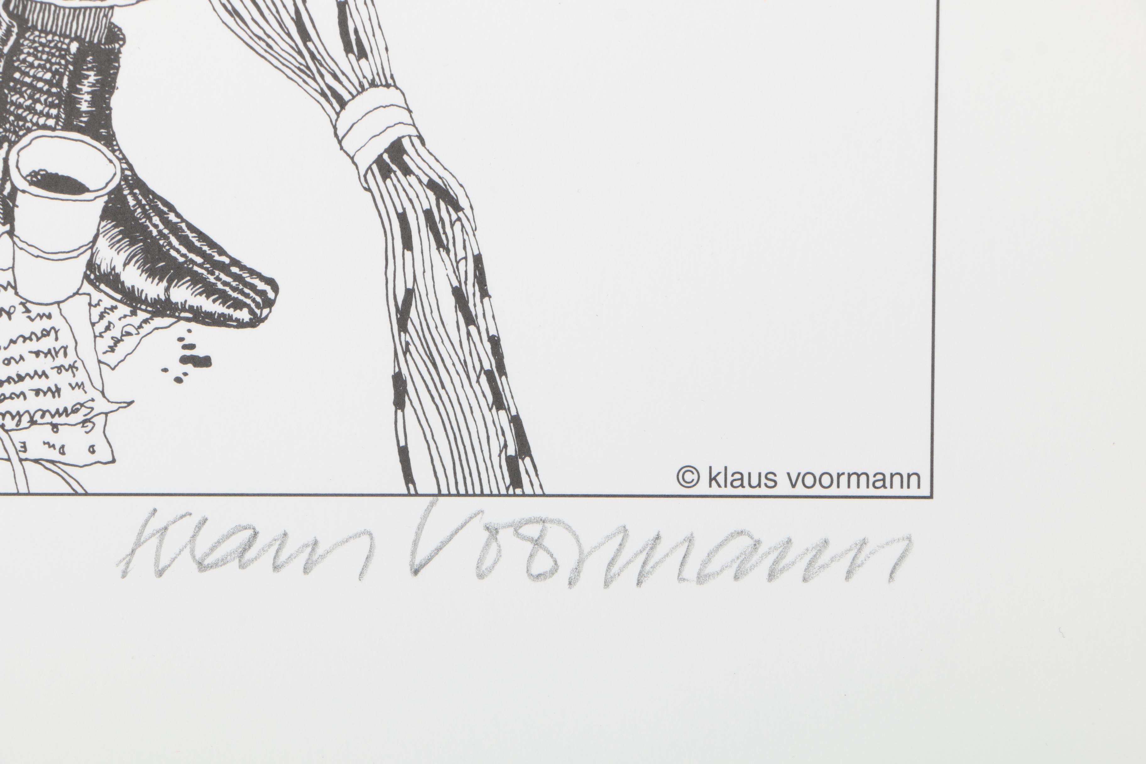 Klaus Voormann Limited Edition "Beatlefest 2001" Lithograph "Abbey Road"