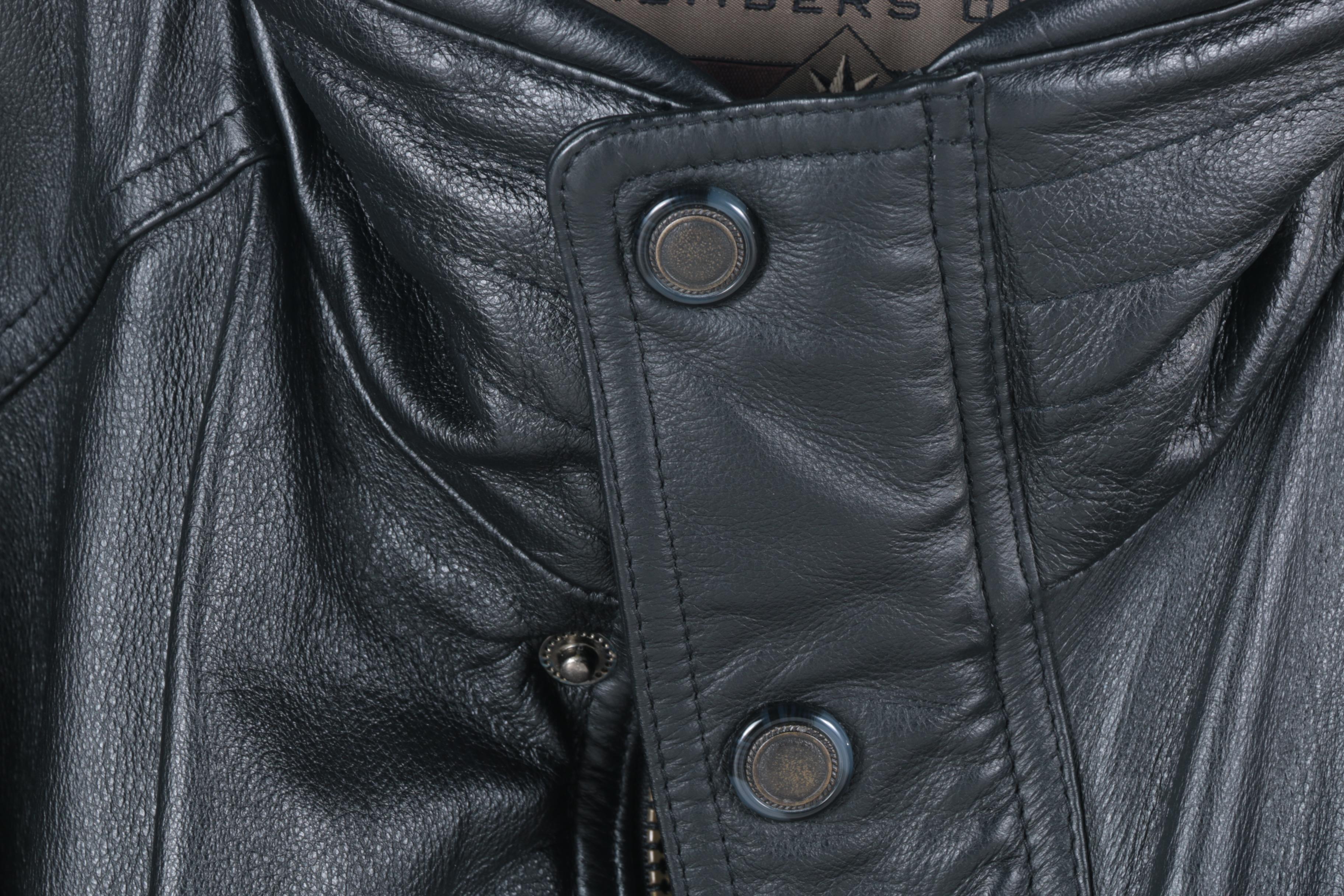 Members Only Men's Leather Jacket