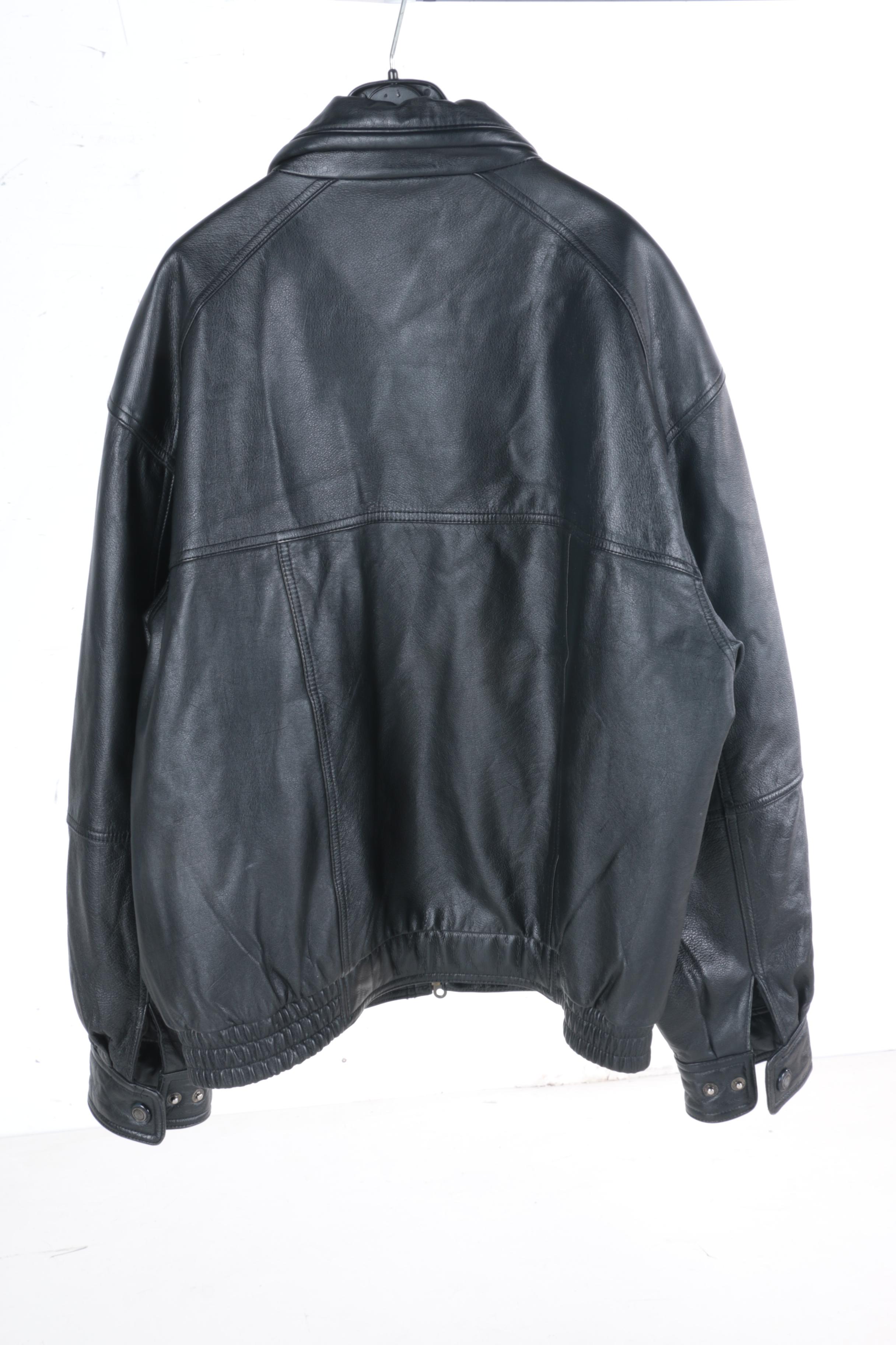 Members Only Men's Leather Jacket