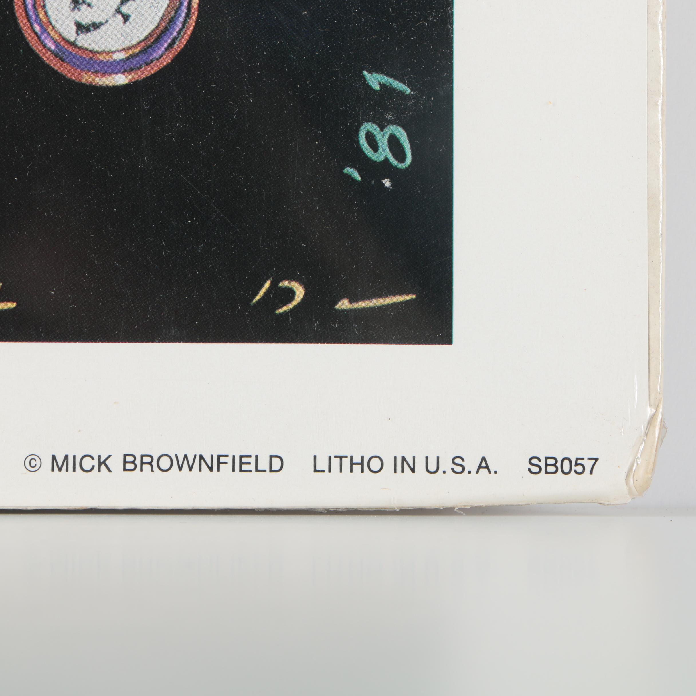 Offset Lithograph Poster on Paper of John Lennon "Hello Goodbye"