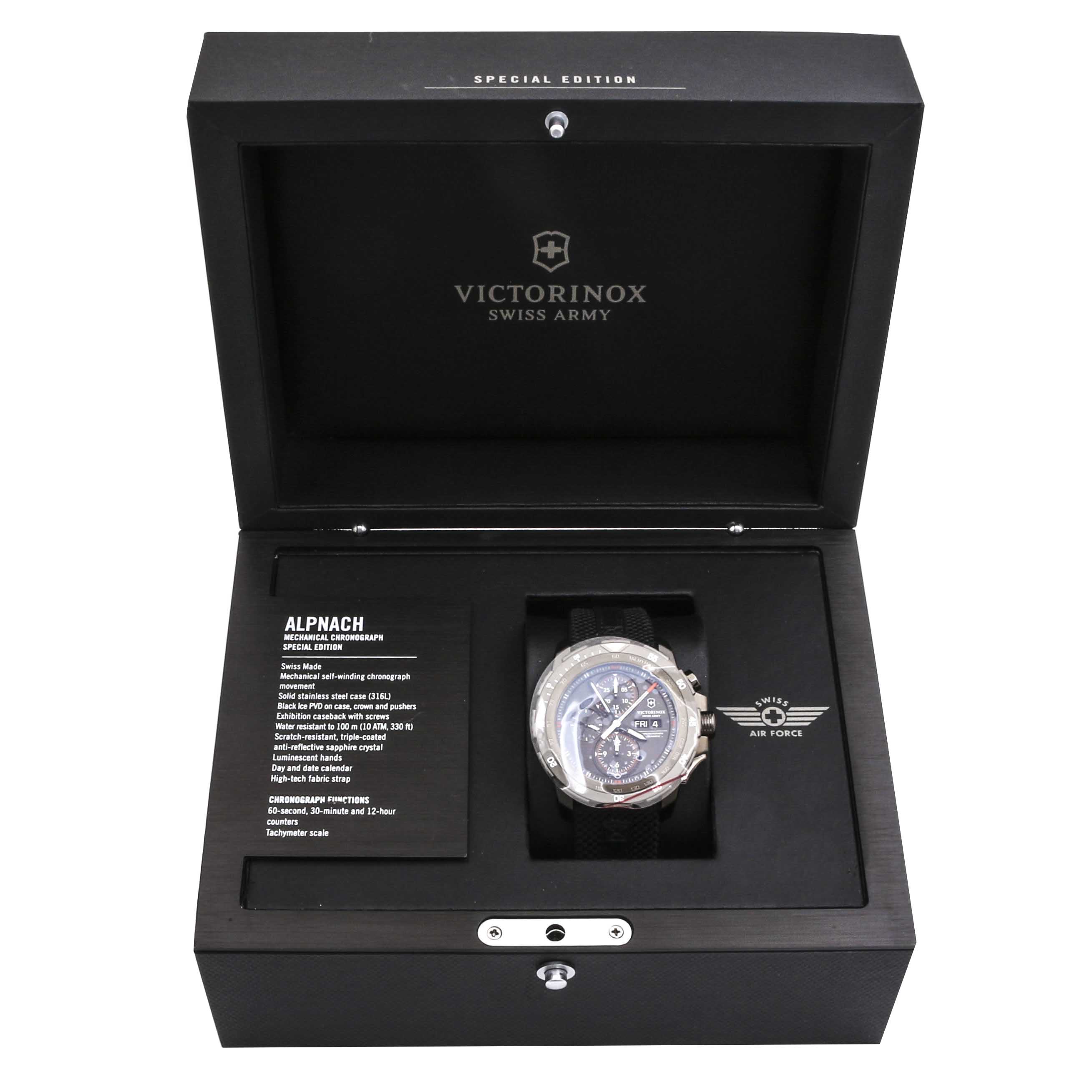 Special Edition Victorinox Swiss Army Alpnach Mechanical Chronograph Watch