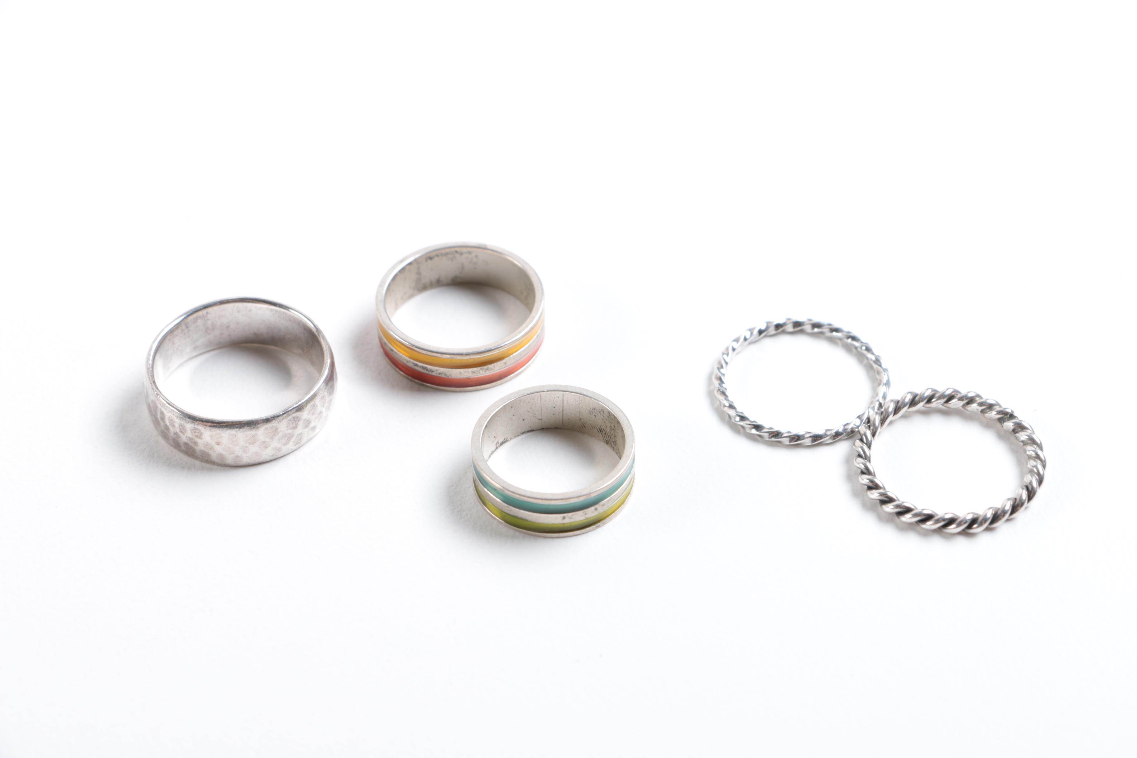 Sterling Silver Jewelry Including Philip Simmons Jewelry